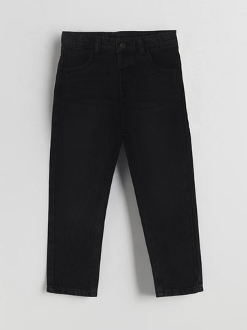 Toddler Boys' Black Denim Jeans