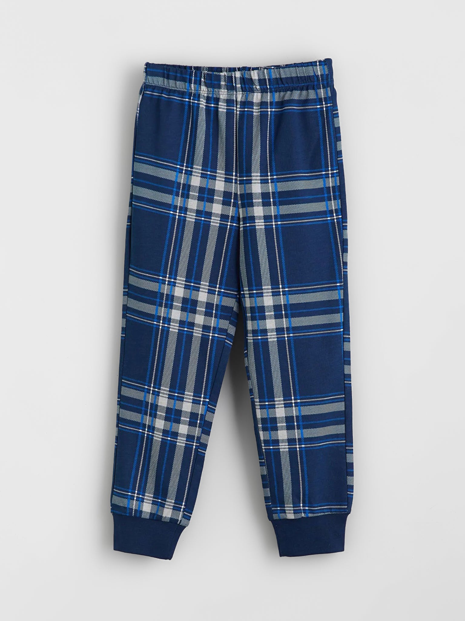 Boy's Plaid Jogger Sweat Pant