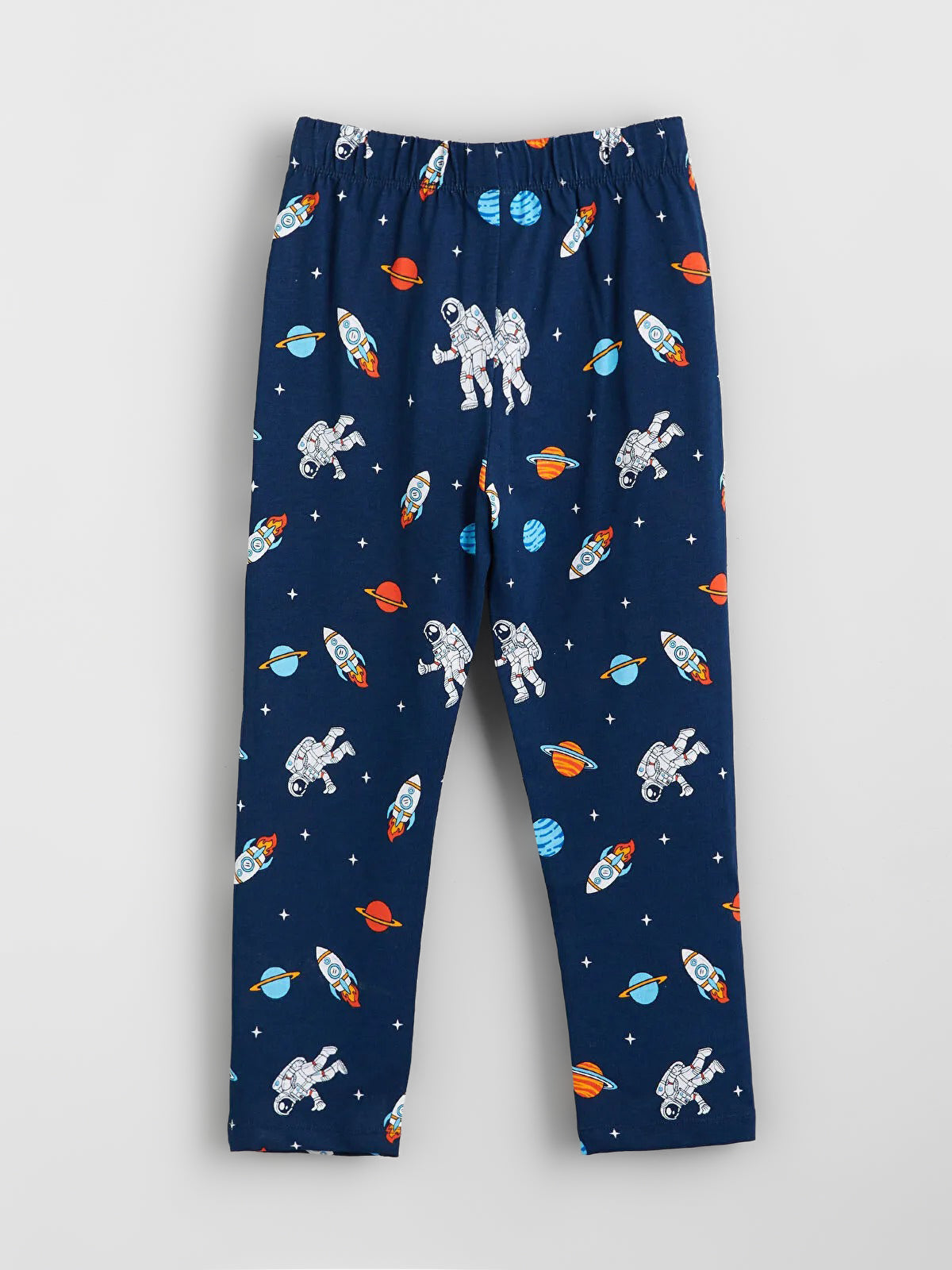 Kid's Space Exploration Print Cotton Trouser