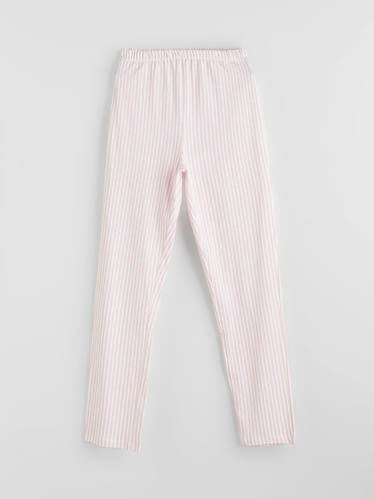 Girl's Cotton Fabric Pajama | Pink Stripe