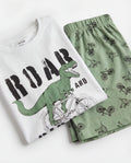 2-Piece Printed Cotton T-Shirt & Short Set close
