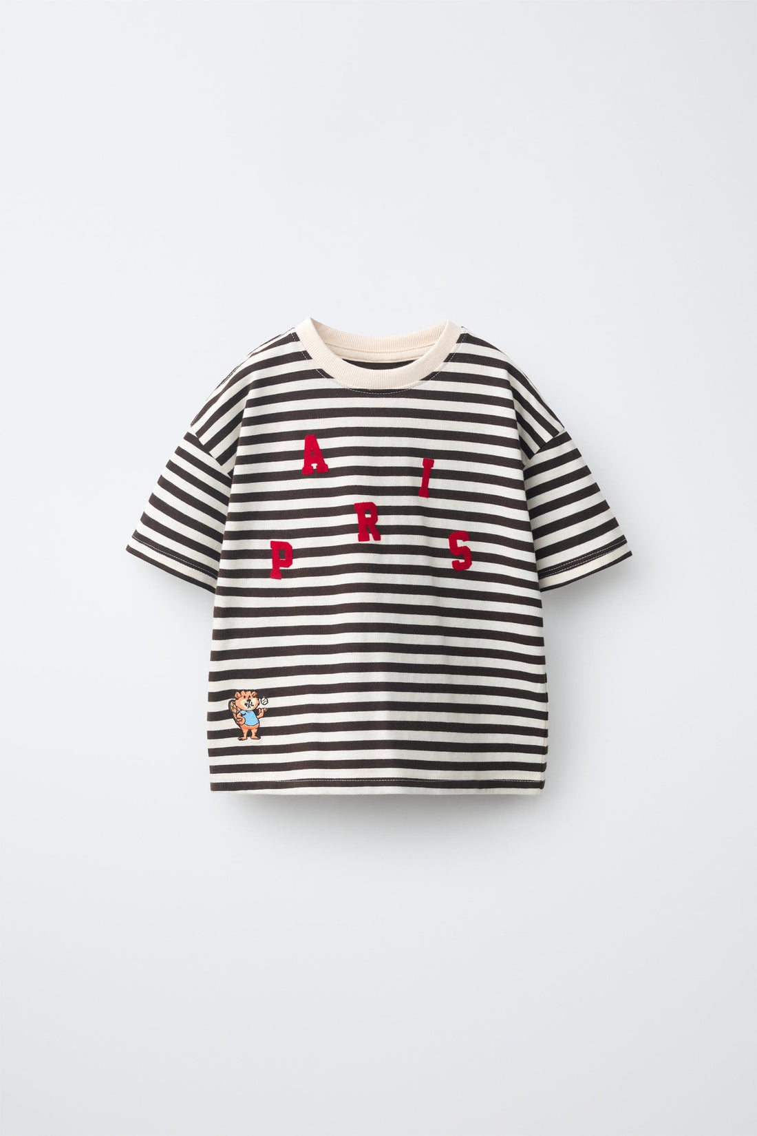 2 Pack Boys' Oversized T-Shirt  | Striped & Washed Blue