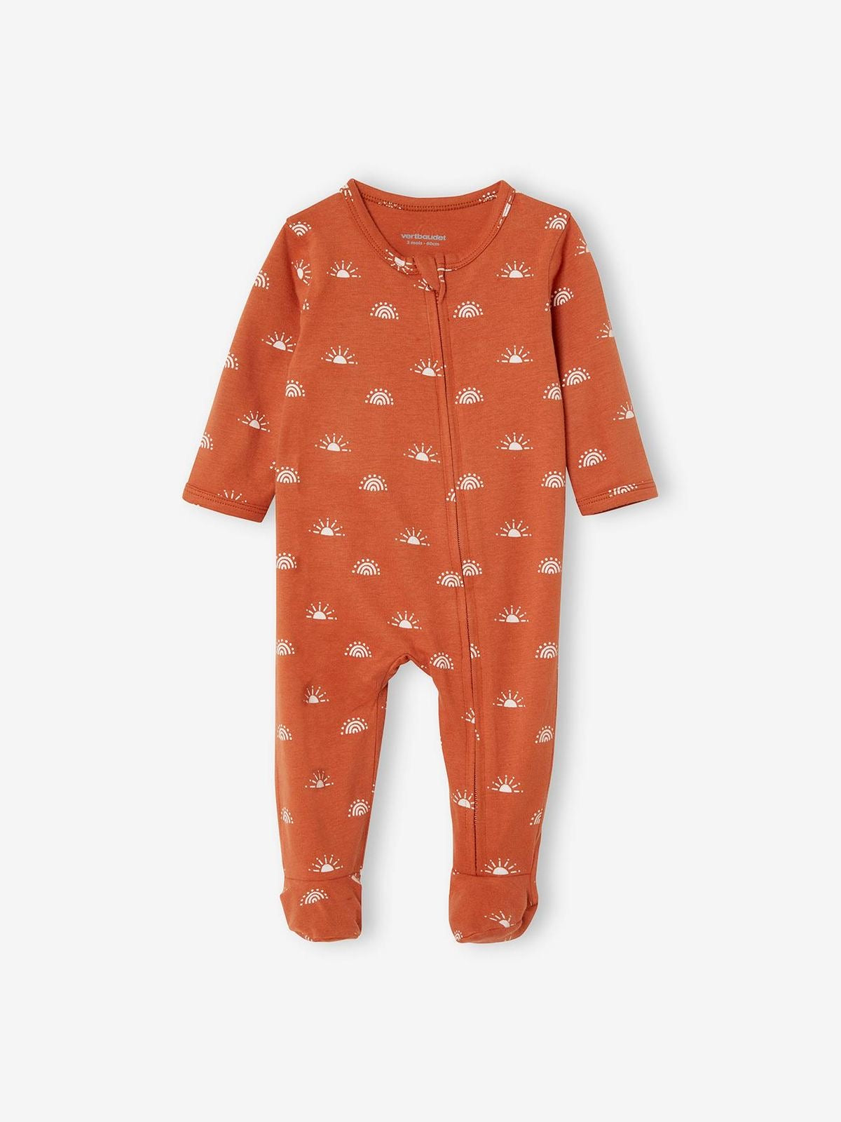 Baby Romper | Cotton, Zipper, Footwear