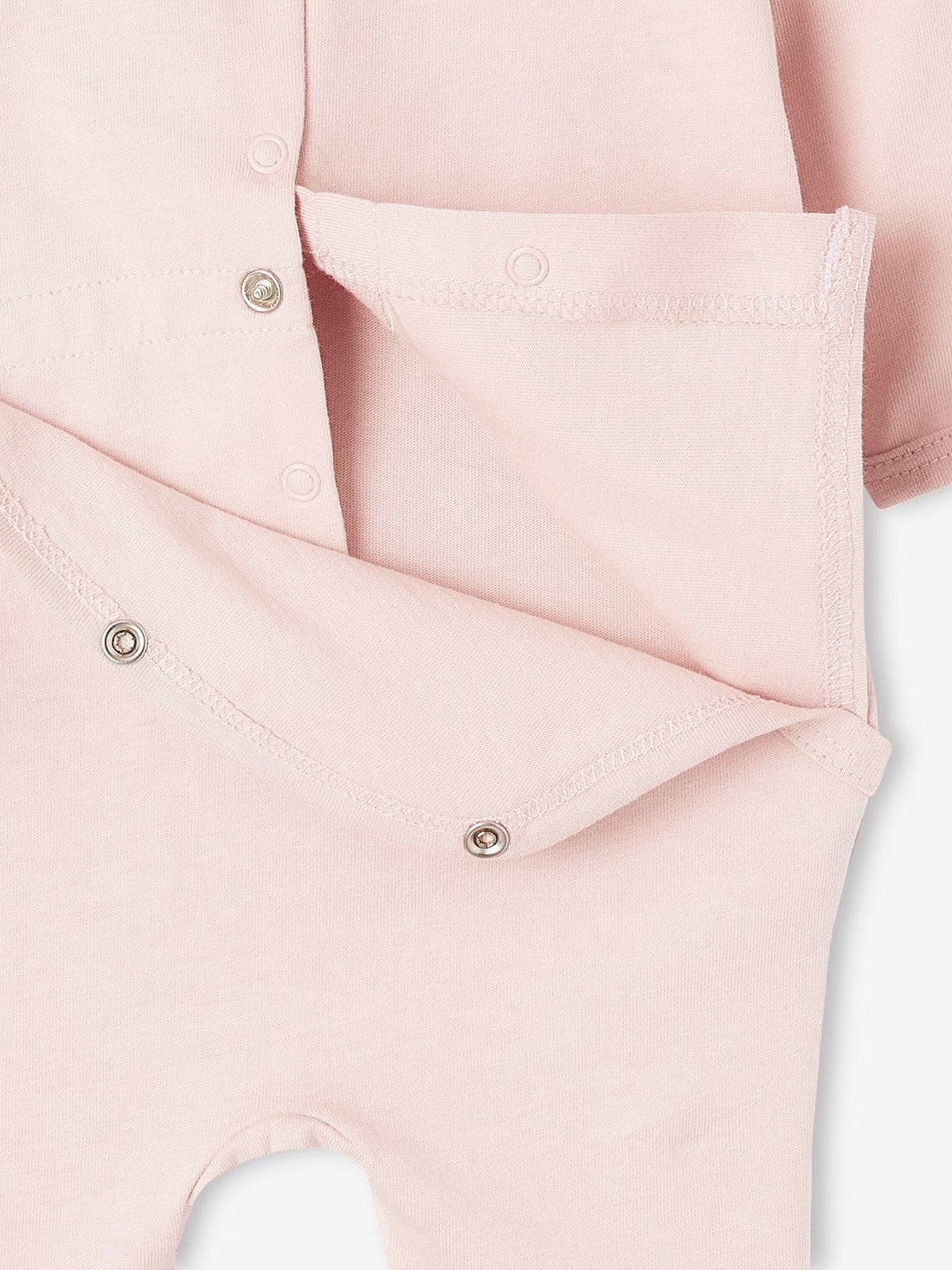 Organic Cotton Baby Romper | Soft Pink