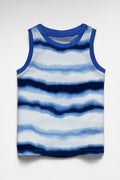 3 - Pieces Infant Sleeveless tank top blue