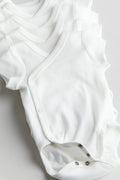 3/5 Pieces Baby Bodysuit Set | Cotton, Wrap Over Front 5 close