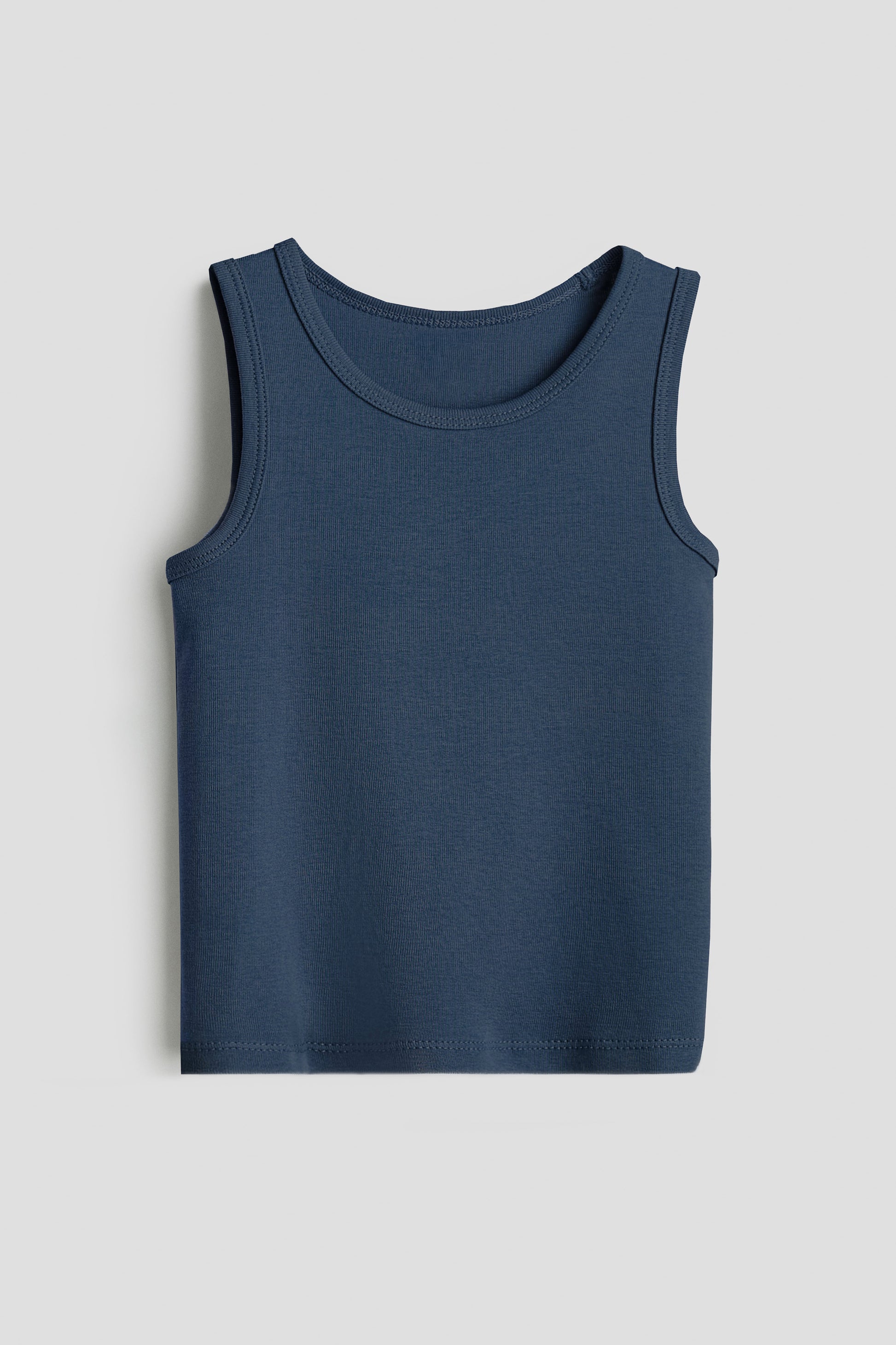 3/5 Pieces Toddler Boys Vest Tank Top Pack - Cotton, Navy Blue