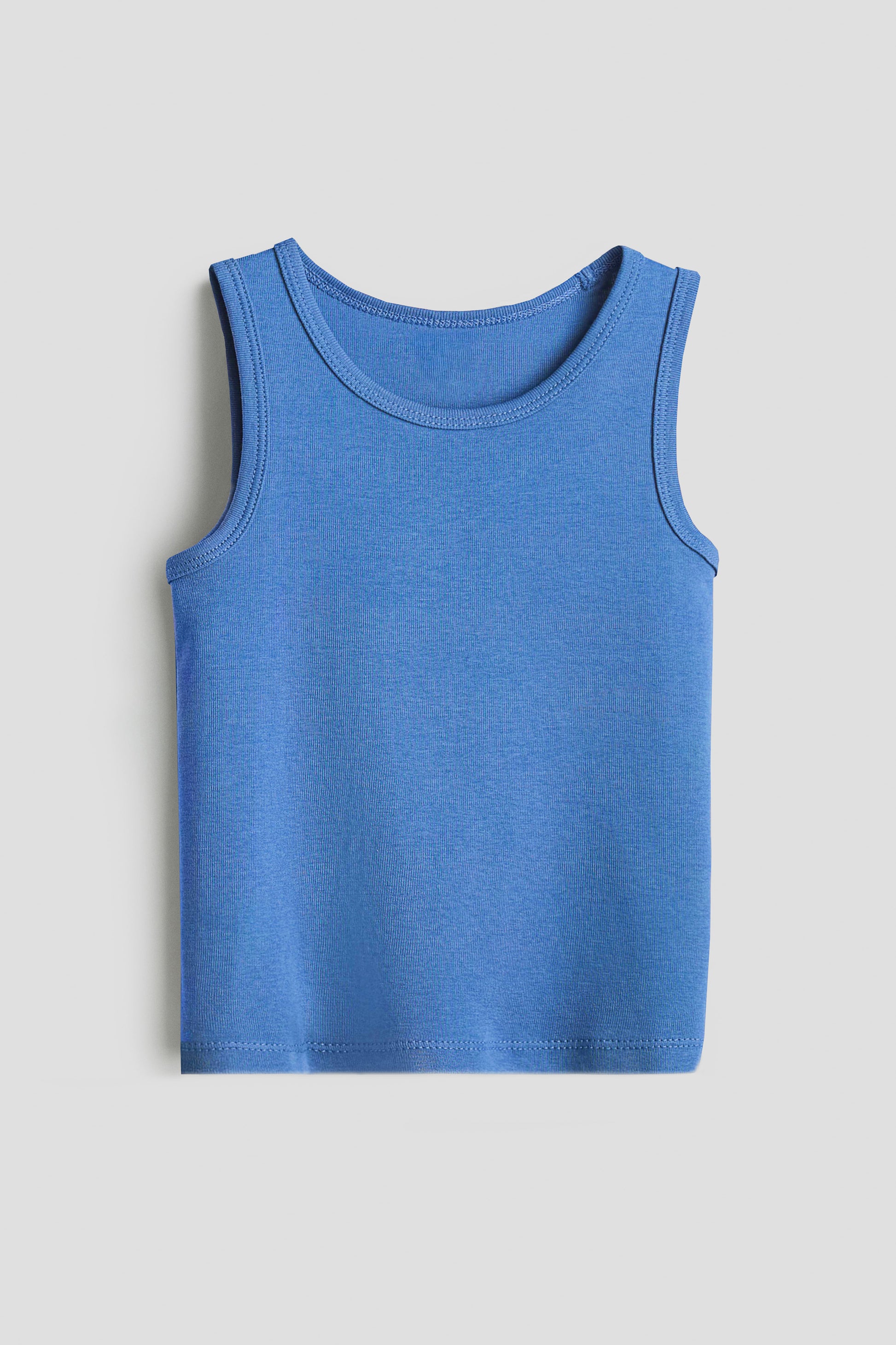 3/5 Pieces Toddler Boys Vest Tank Top Pack - Cotton, Royal Blue