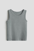 3/5 Pieces Toddler Boys Vest Tank Top Pack - Cotton, grey