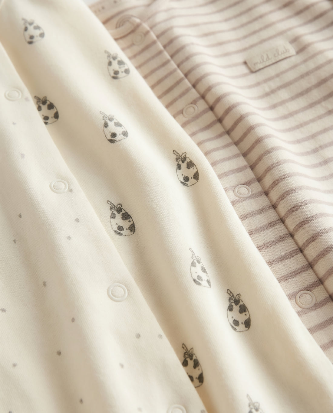 3-Pack Cotton Romper Set – Neutral Colours