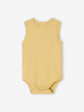 5-Pack Sleeveless Baby Bodysuits, solid mustard  yellow