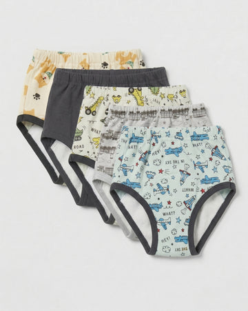 Pack of 5 Assorted 3 Layer Toddler Training Underwear