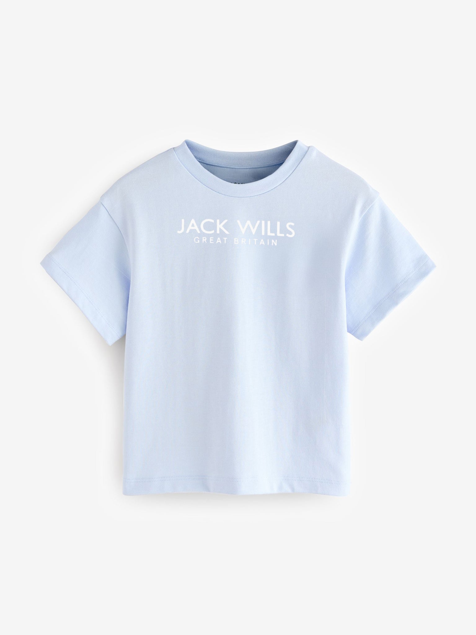 Adult Boy's Half Sleeve T-Shirt | Cotton, Light Blue