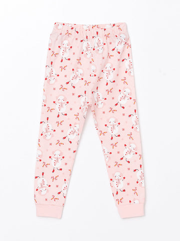 Baby Girl's Leggings in Pink color