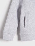 Baby Sweatshirt | Cotton, Zipper, Pocket, Cuff Sleeve