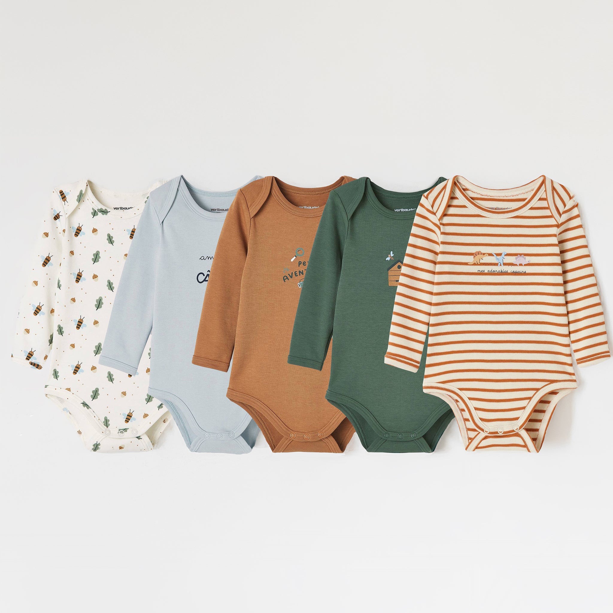 Baby romper Bodysuit Unisex pack Cotton