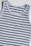 Boy's Tank Top -Cotton, Grey Step