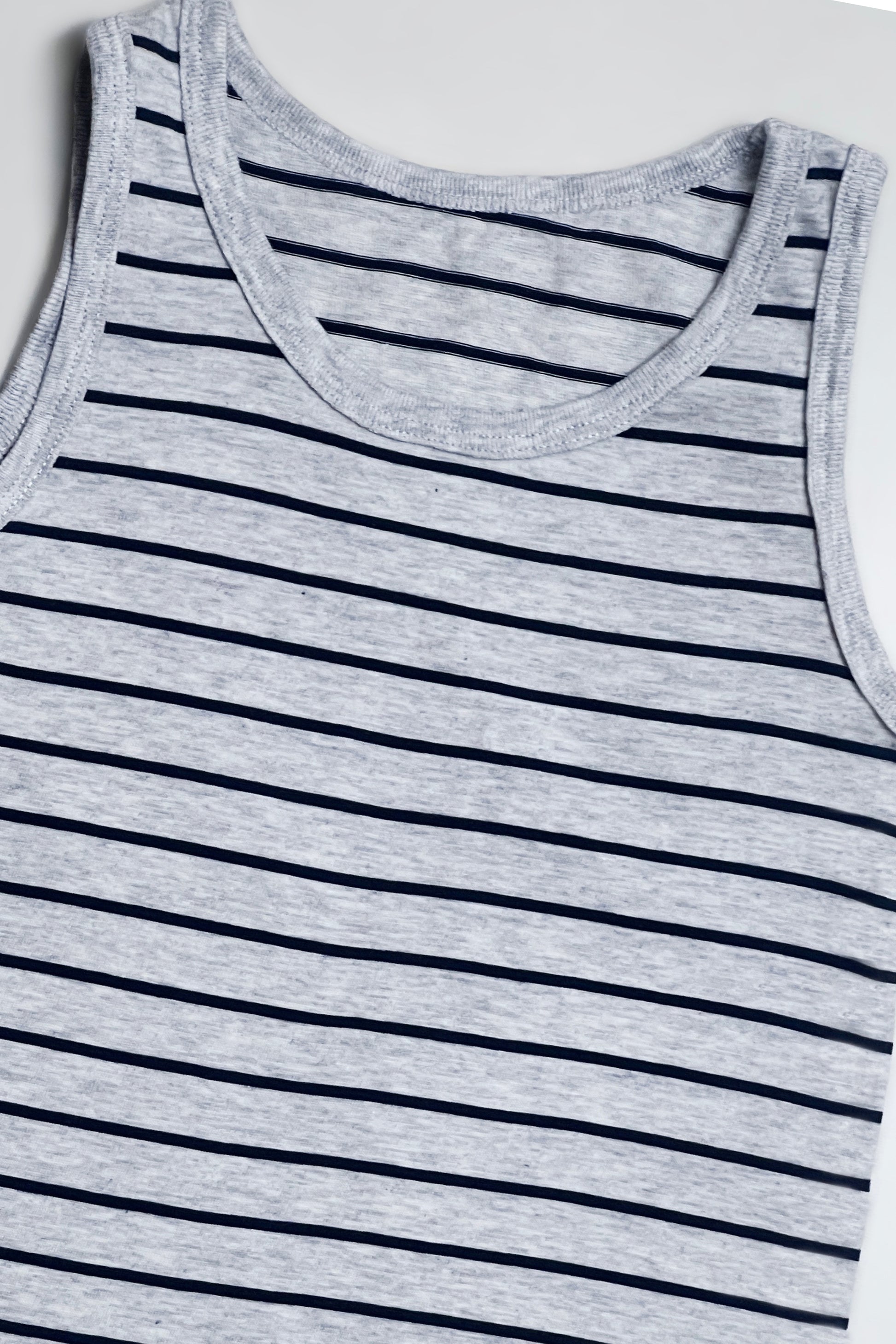 Boy's Tank Top -Cotton, Grey Step