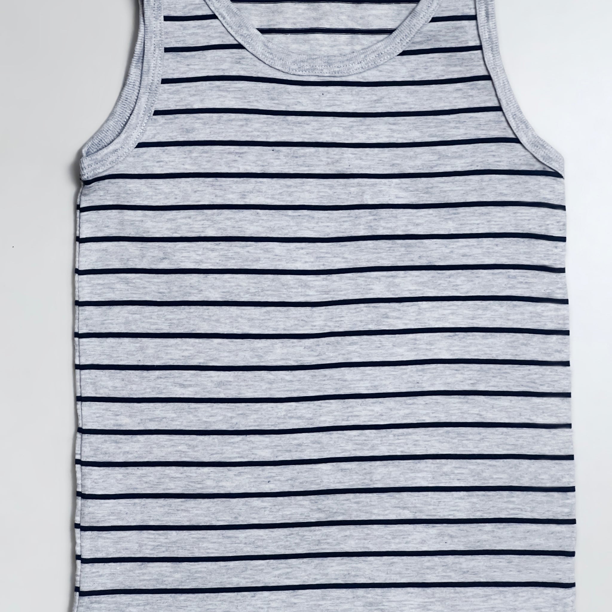 Boy's Tank Top -Cotton, Grey Step