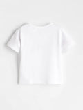 Boys' White Cotton T-Shirt – 