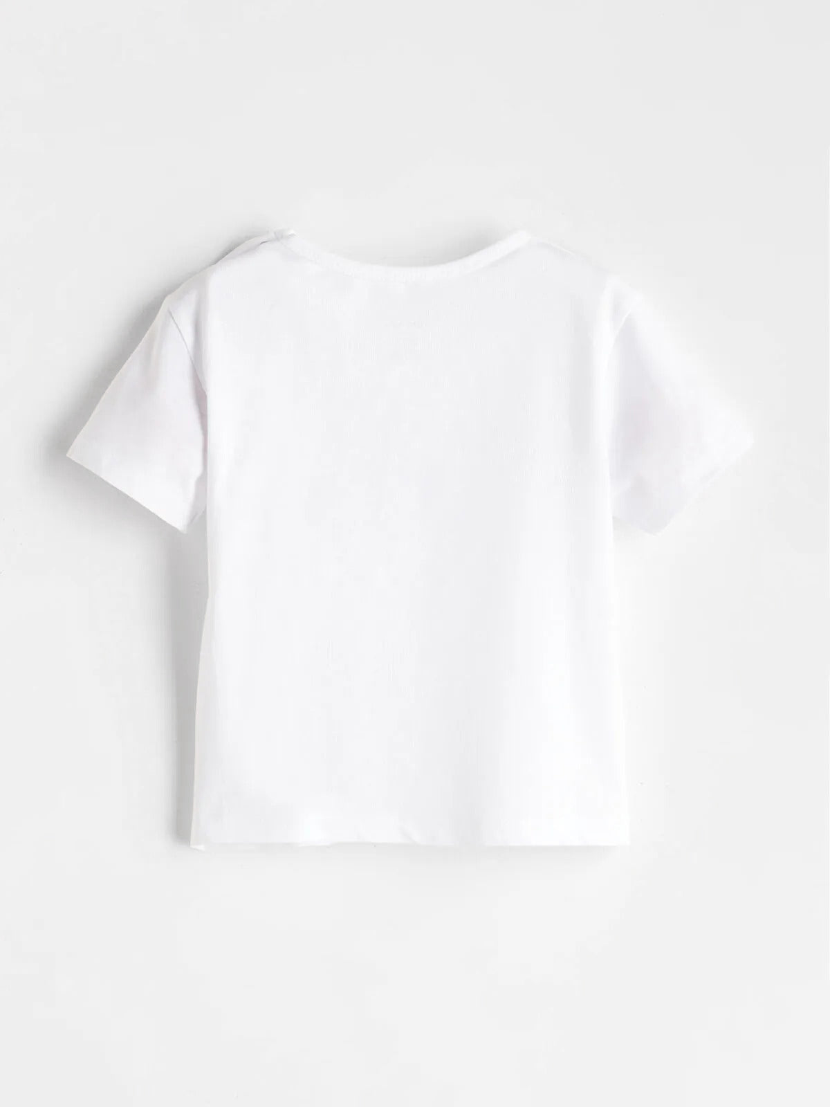 Boys' White Cotton T-Shirt – "Sea You Later" Print