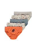 Boys Underwear - Cotton Brief, 5 pieces assorted pack