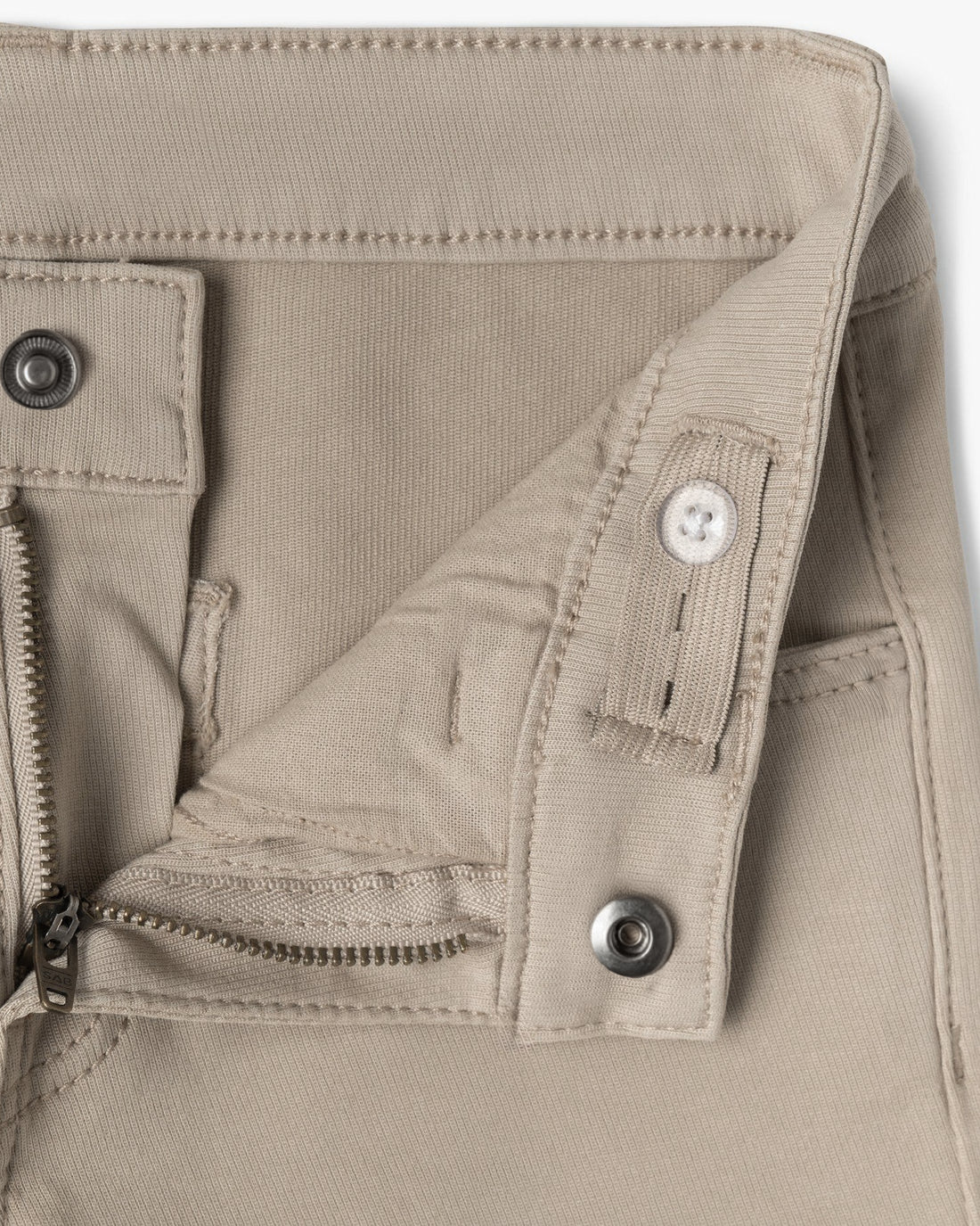 Boy's Regular Fit Velvet Cargo Pants - Beige