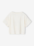 Cropped Girl's T-shirt | Cotton, Front Knot
