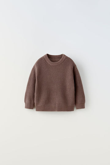 Baby Pullover Sweater | Crew Neck