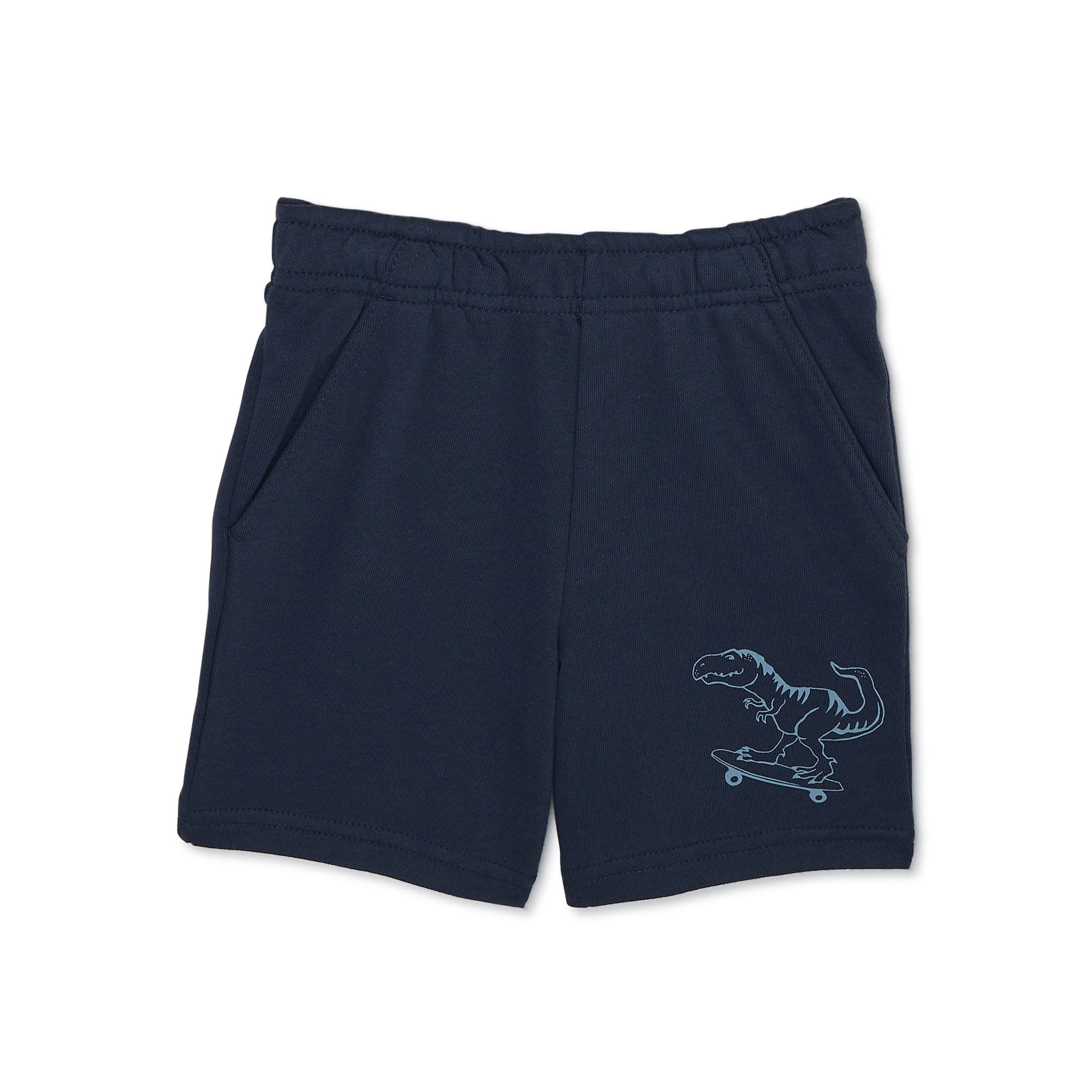 Boy's Terry Fabric Short Pant - Cotton, Stretchable Waist & Side Pocket