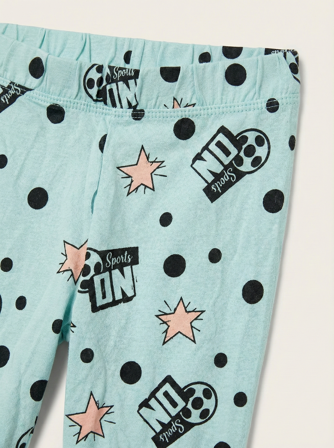 Girl's Premium Soft Cotton Cuffed Leggings