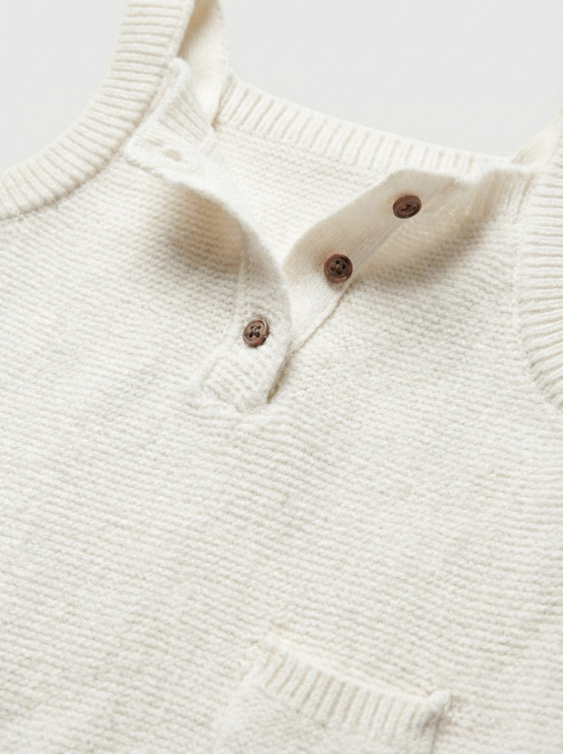 Knit Fabric Baby Romper | Cotton,