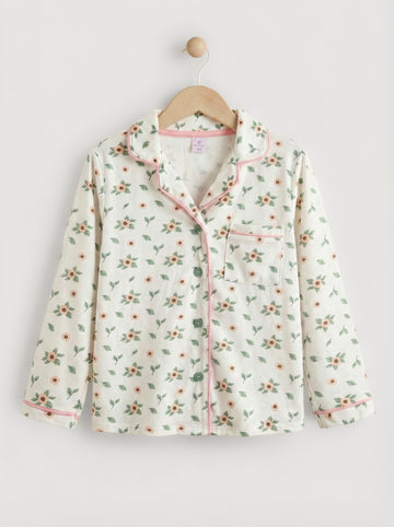 Kid's Floral Pyjama Top