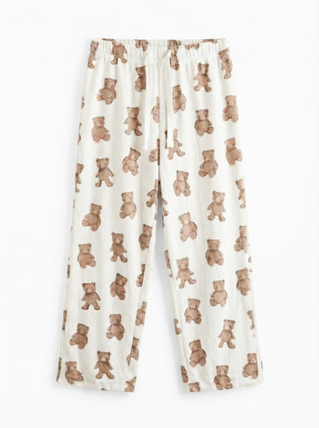 Kid's Cotton Pajama | Teddy Bear Print