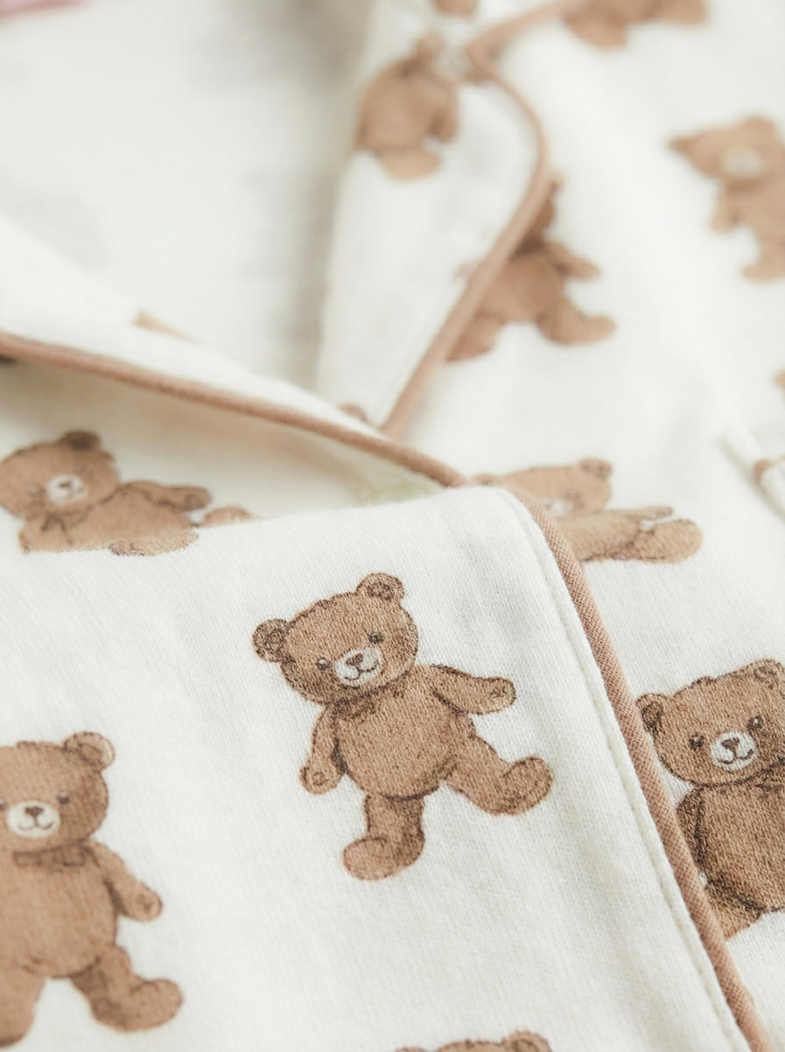 Kid's Teddy Bear Print Pajama Top