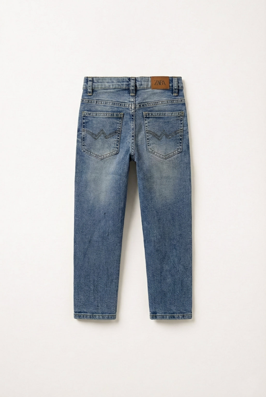 Kid's Straight Cut Denim Wash Jeans Pant