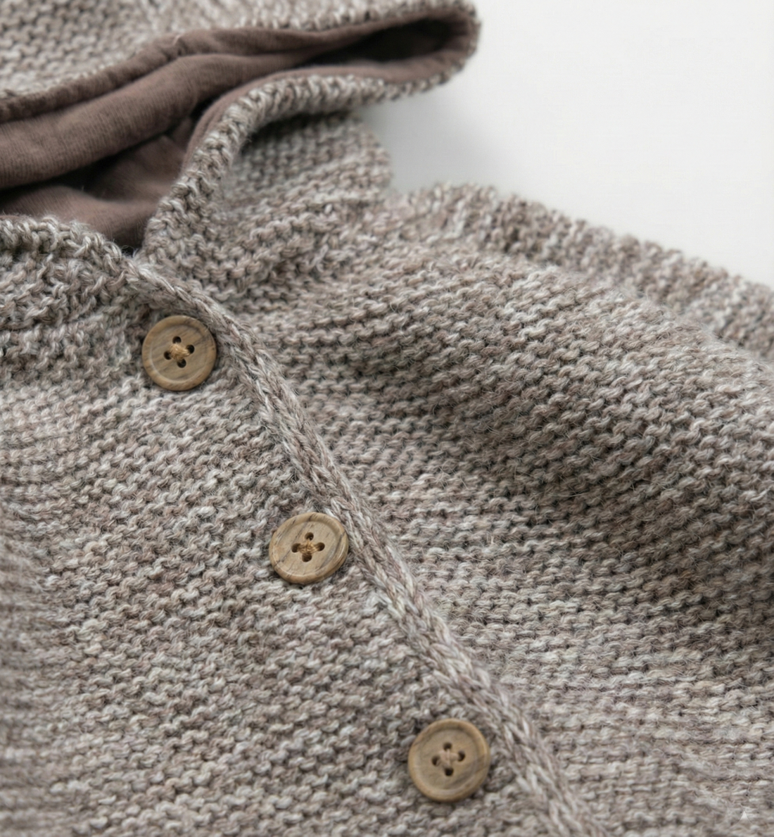 Baby Knitted Little Bear Hoodie Cardigan