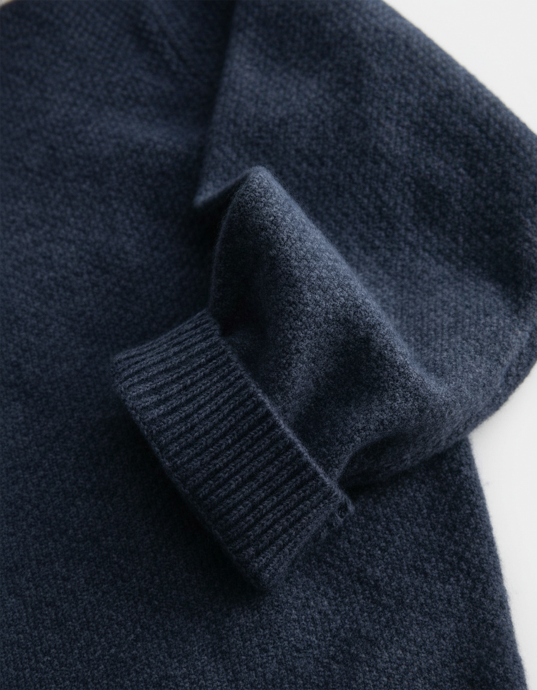 Boy's Henley Knitted Jumper | Navy Blue