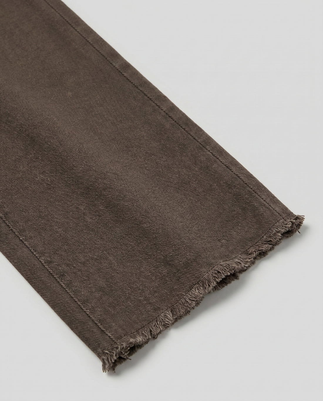 Girl's Wide Leg Denim Pant - Brown