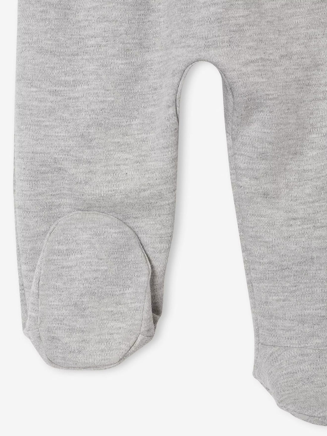 Gray baby pants on a white background