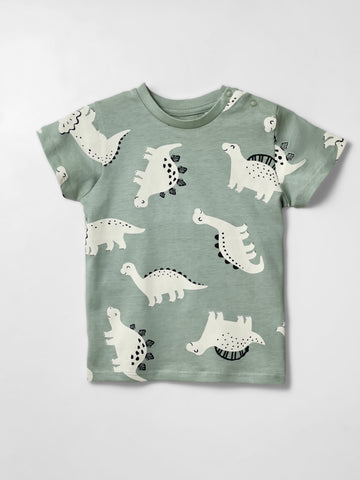 Baby Boy’s Cotton T-Shirt | Dinosaur Print