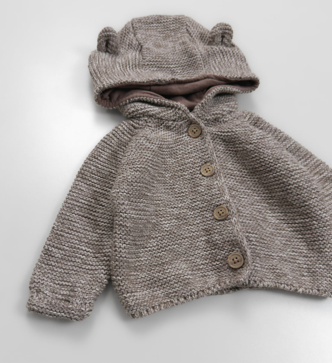 Baby Knitted Little Bear Hoodie Cardigan