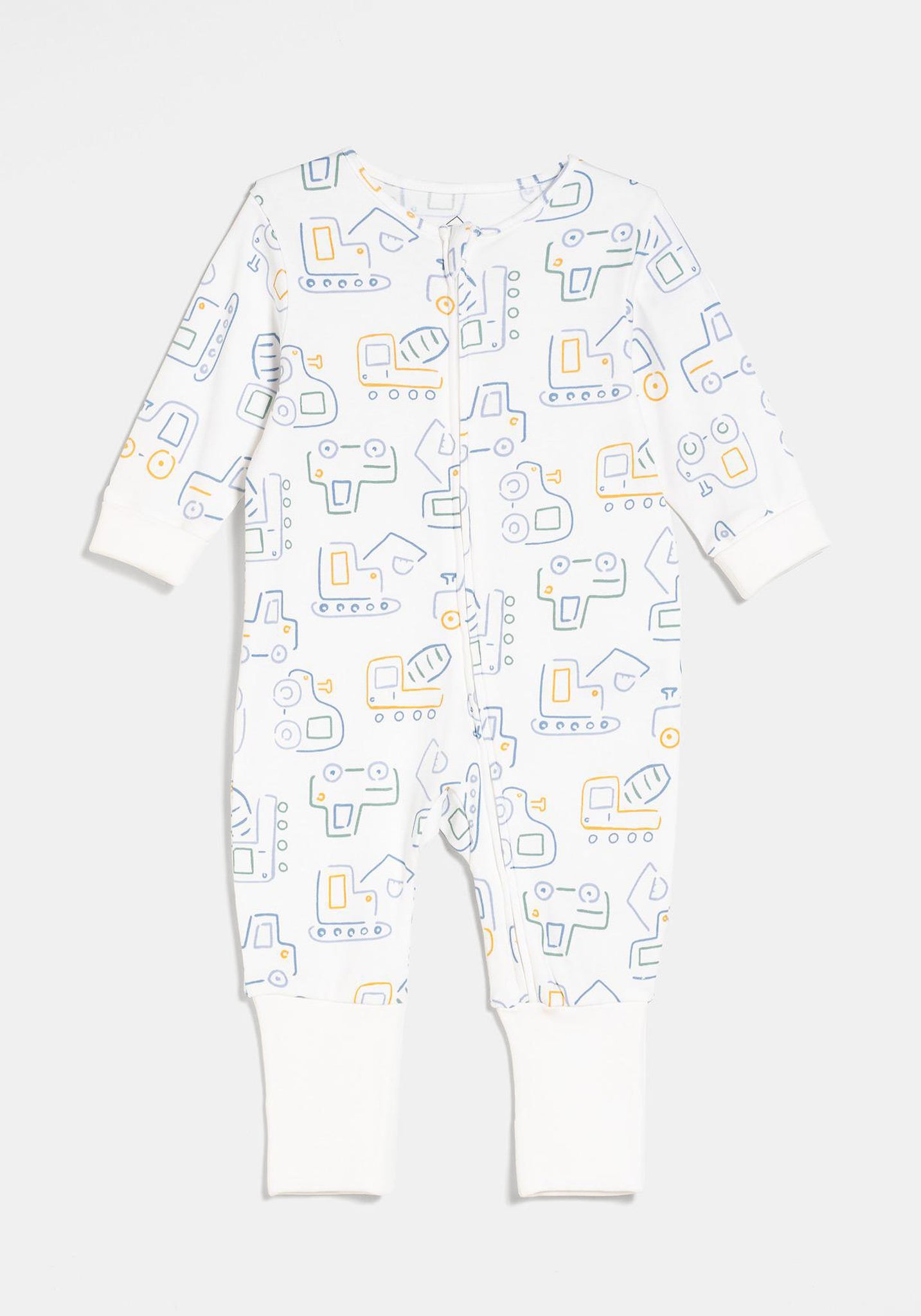 Baby Romper | White All Over Print