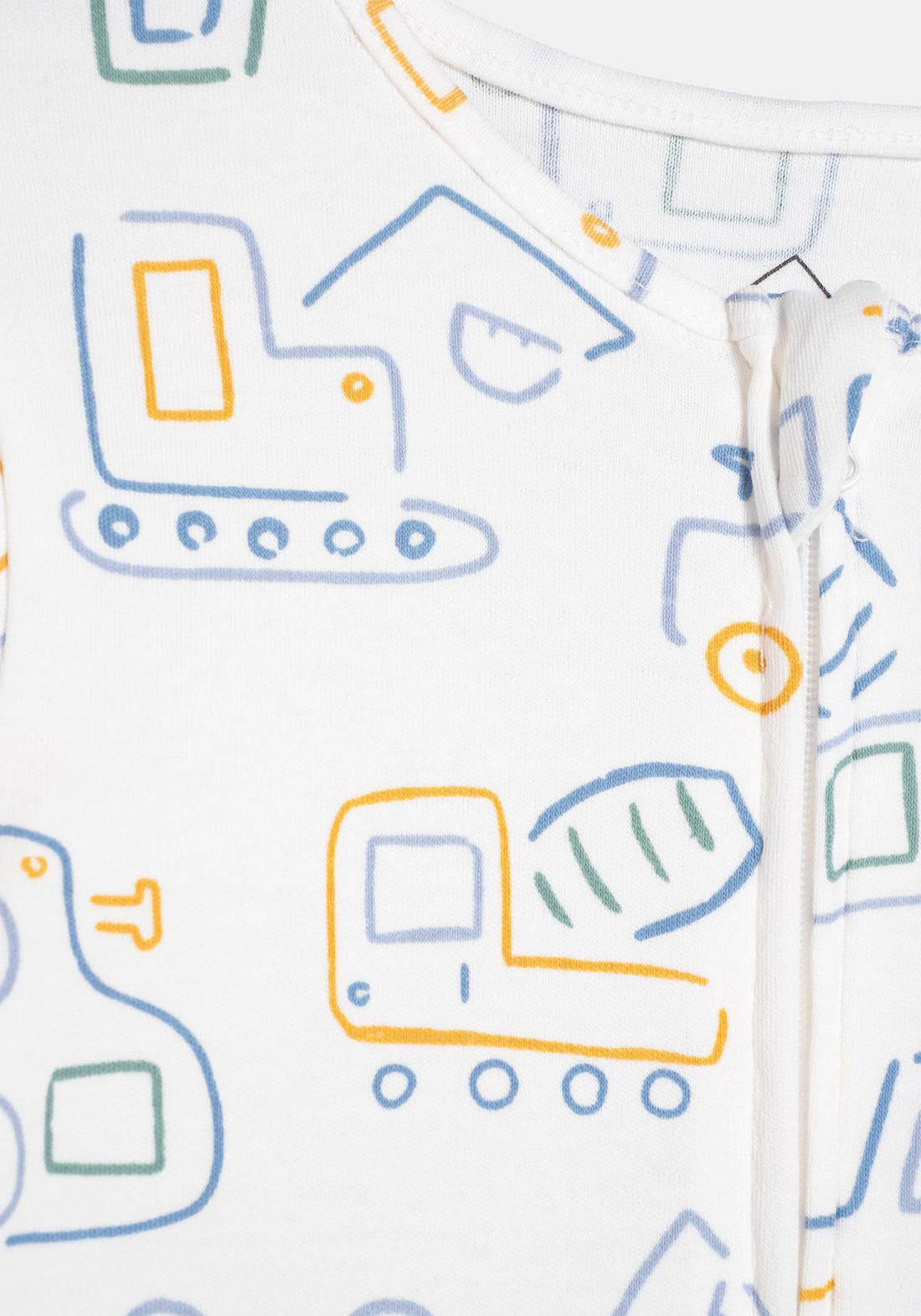 Baby Romper | White All Over Print