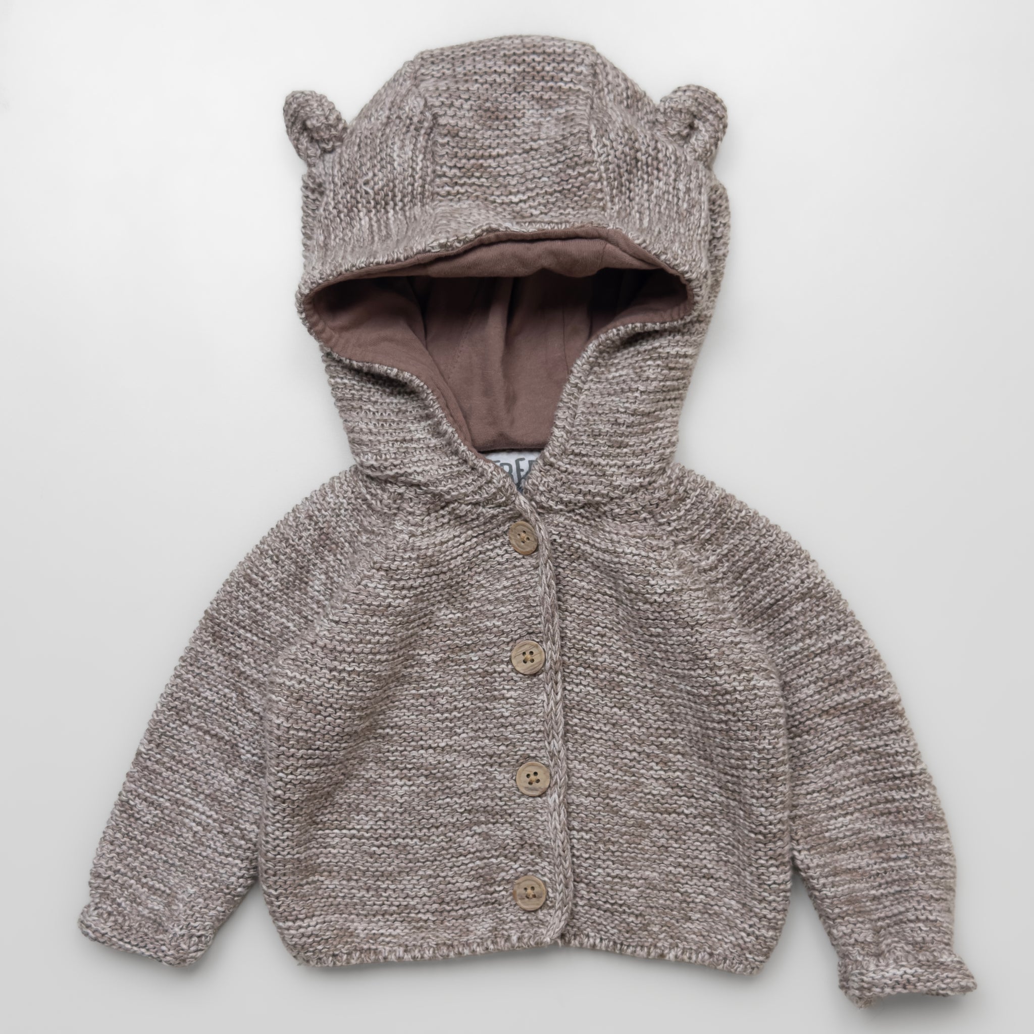 Baby Knitted Little Bear Hoodie Cardigan