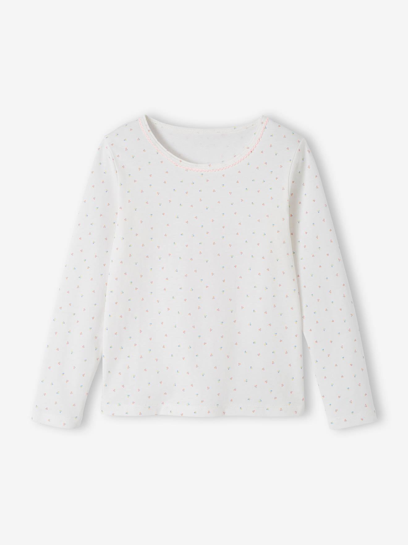 Girl's Long Sleeve Soft Cotton T-shirt
