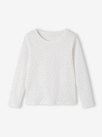 Girl's Long Sleeve Soft Cotton T-shirt