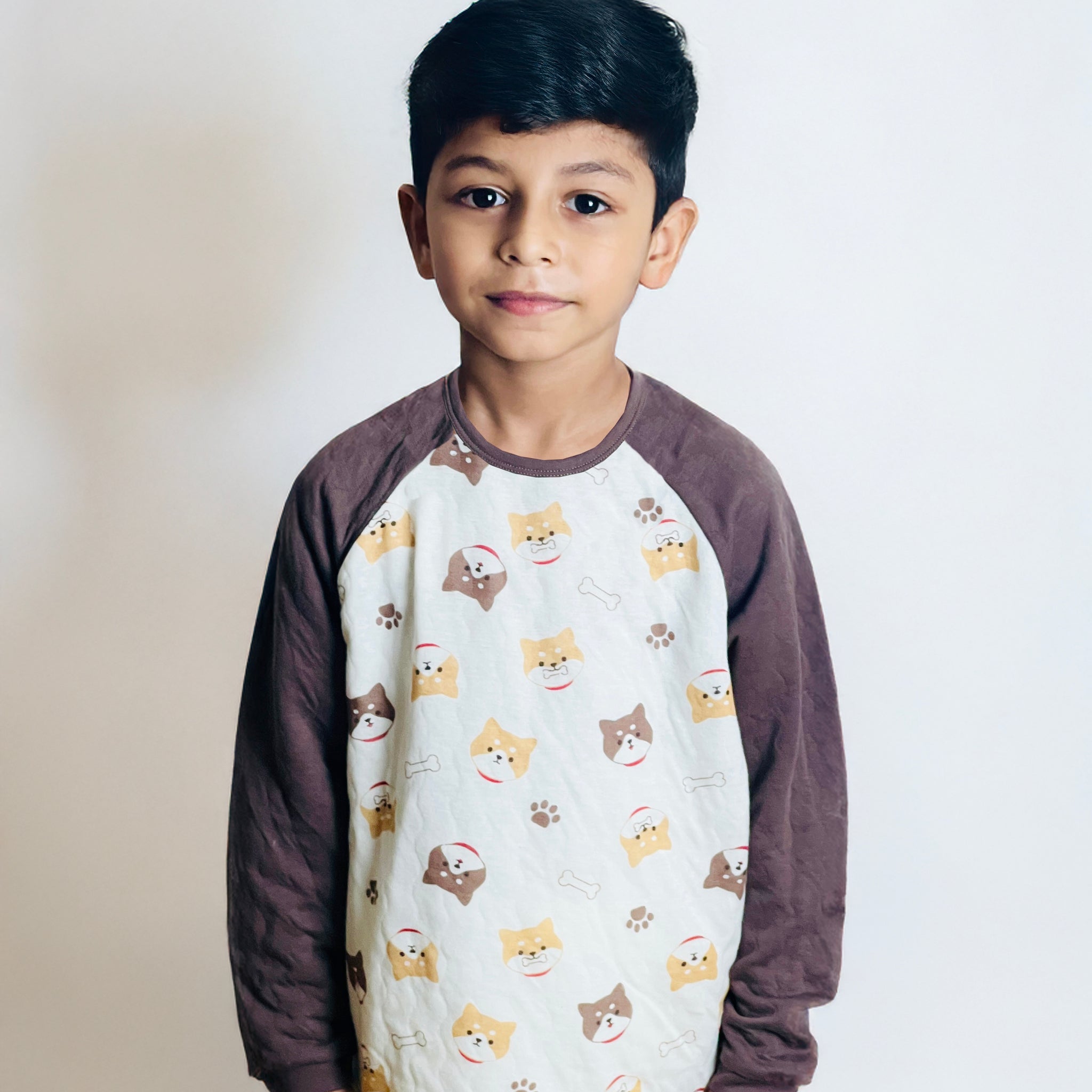 Kid's Raglan Sleeve Jumper | Fleece Lining