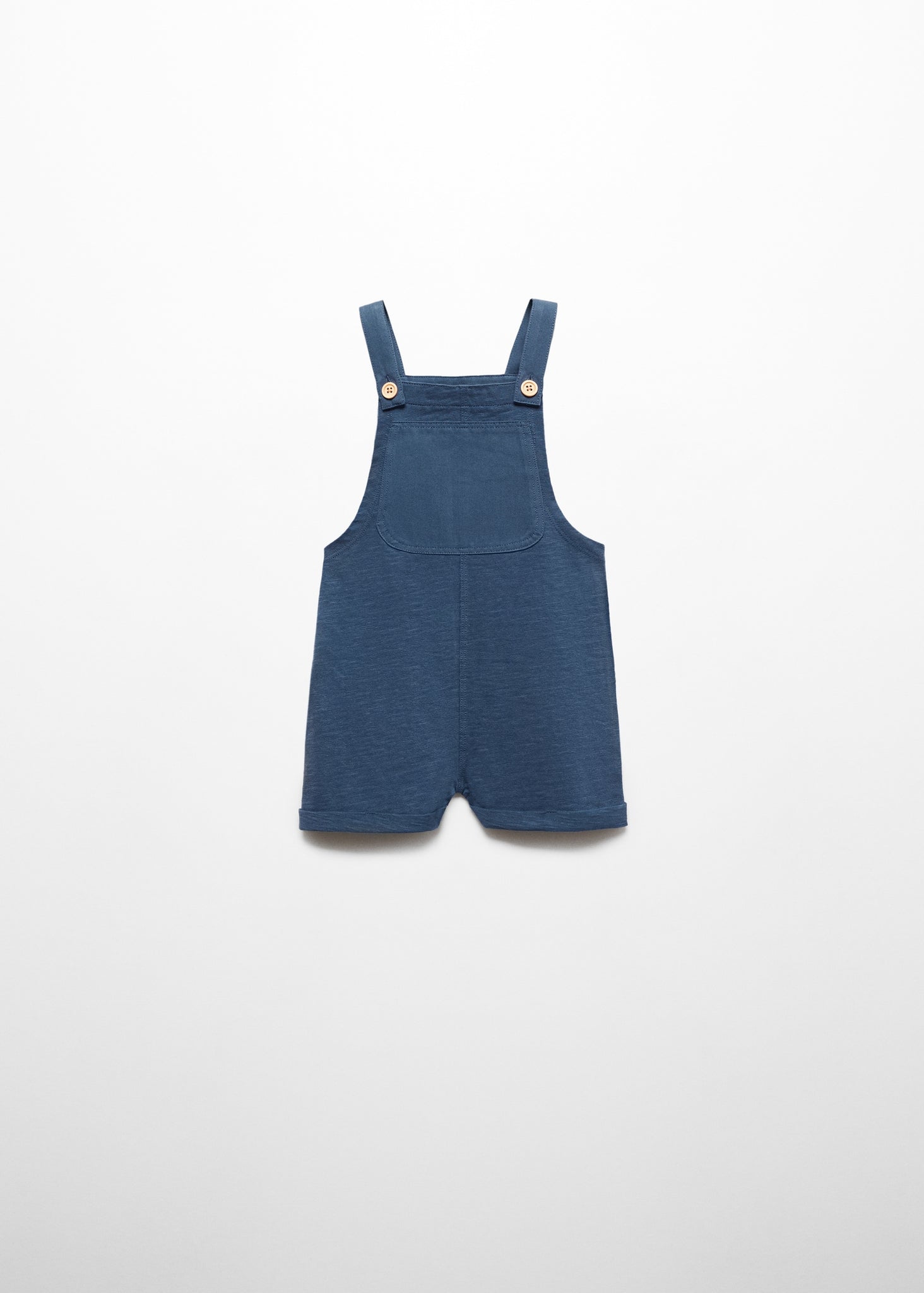 Kids’ Cotton Dungarees – Nautical Blue
