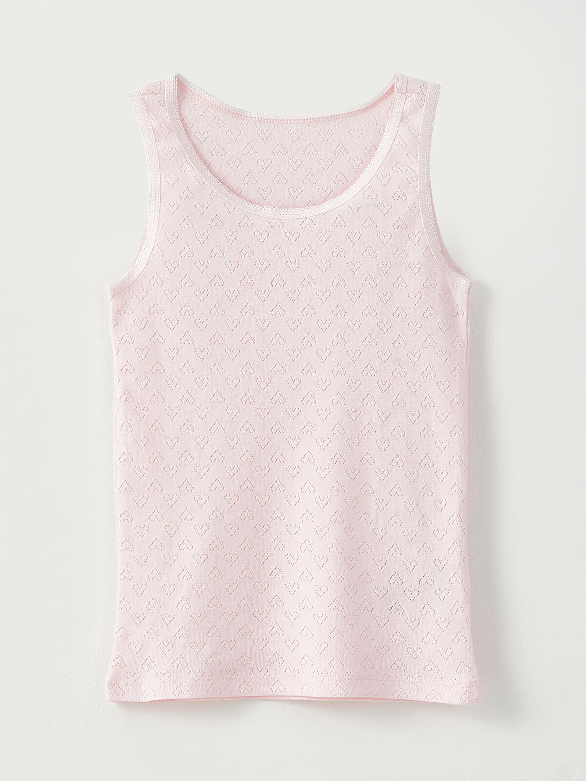 Pack of 2 Toddler Girl’s pointelle Lace trimmed tank top